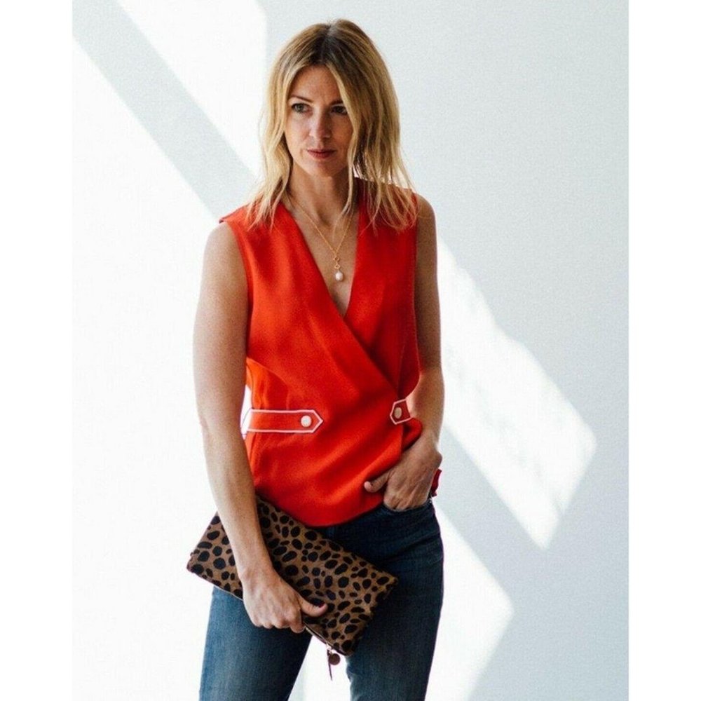 $295 rag & bone Tabitha Sleeveless Top S - Picture 2 of 6